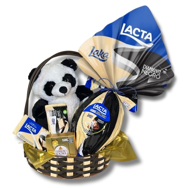 Cesta Doce Encanto Chocolates e Fofura para uma Pscoa Inesquecvel