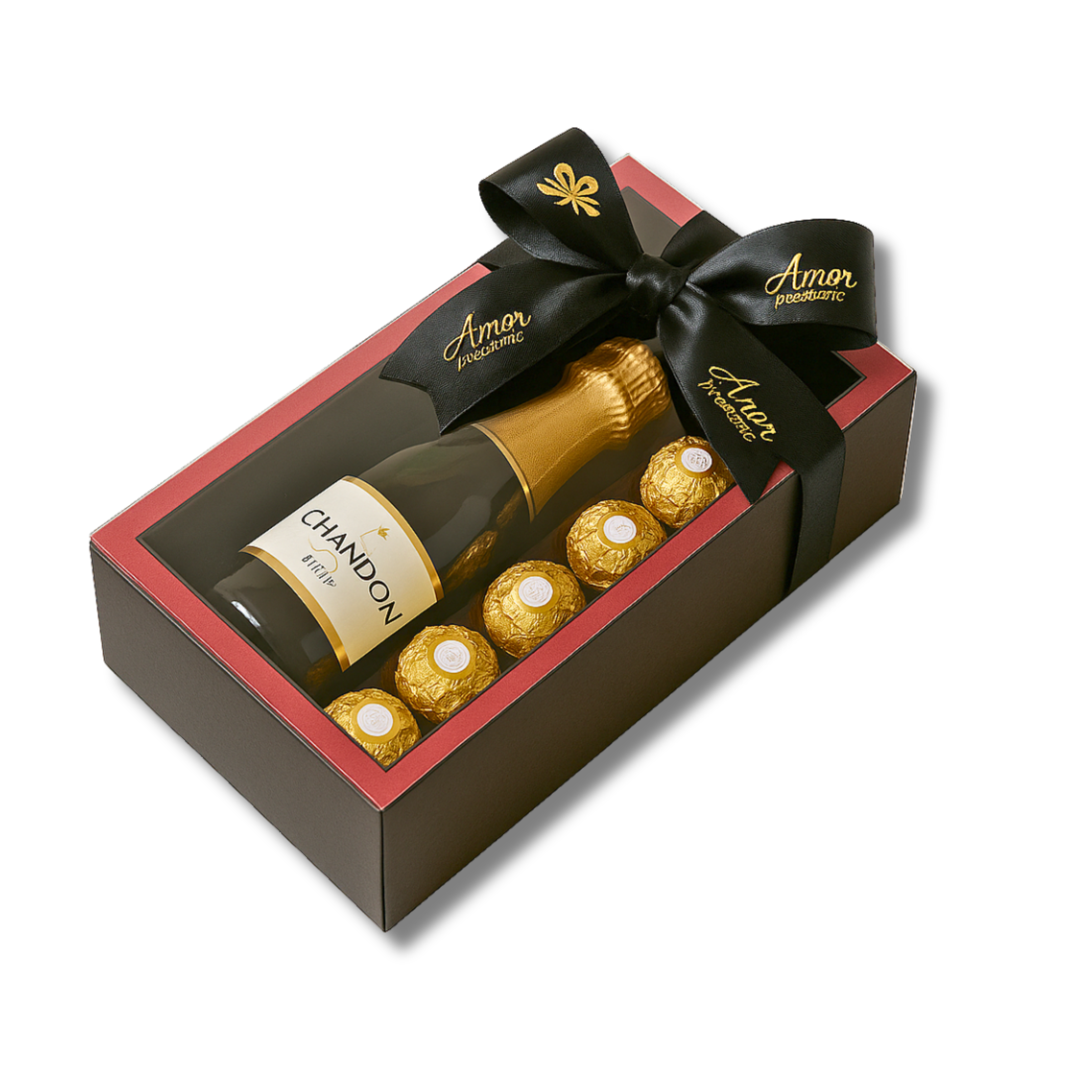 Presente com Chandon Baby e Bombons Ferrero Rocher