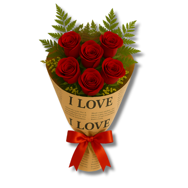 Buqu Premium de Rosas Vermelhas Amor e Sofisticao	