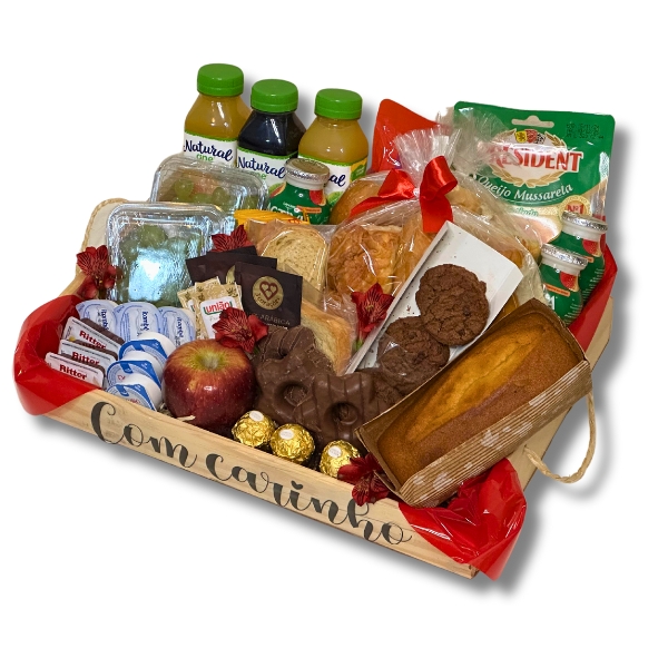 Cesta Gourmet Delcia de Caf para Trs